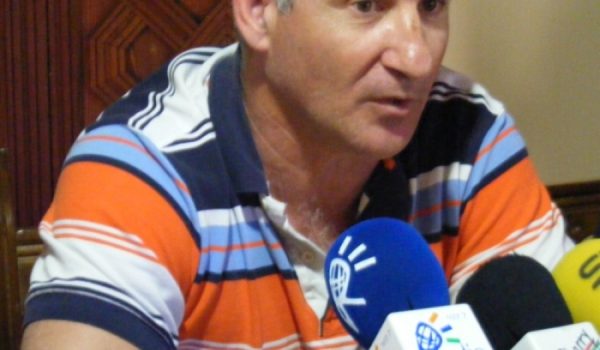 El técnico veleño, en su presentación como entrenador del conjunto blanco.