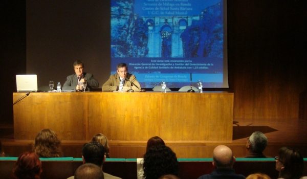 Intervención de Andrés Morillo, Gerente del Área Sanitaria de la Serranía.