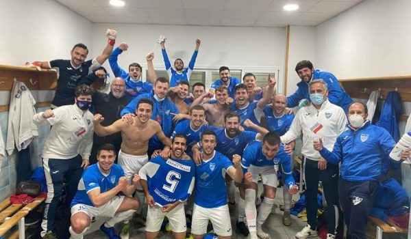 Imagen del vestuario del CD Ronda en uno de sus últimos encuentros ligueros