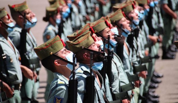 Imagen de un acto celebrado recientemente en el Patio de Armas del Cuartel de La Legión en Ronda