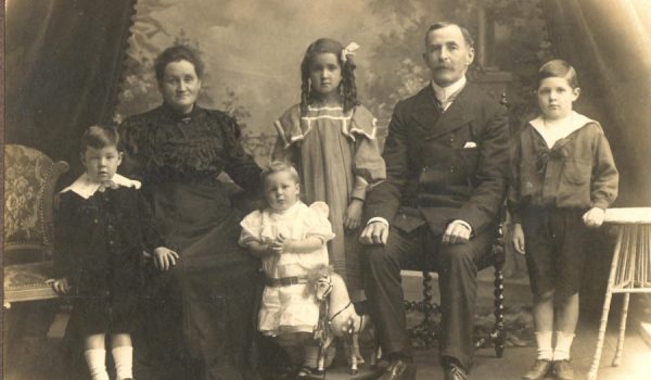 Familia Harris en el año 1906