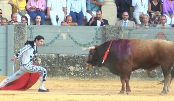 Pablo Aguado en la última edición de la Tradicional Corrida Goyesca en 2019
