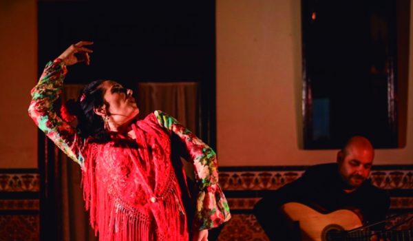Rocío y Javier durante una de sus actuaciones en el Casino