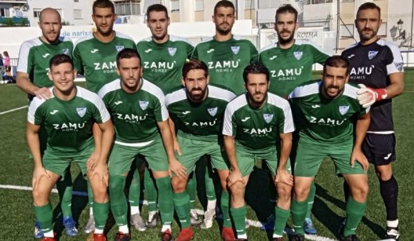 Once inicial del CD Ronda en el Pepe Luis Bobadilla de Nerja
