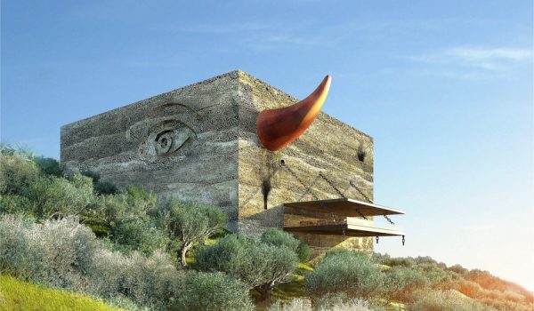 LA Almazara será un edificio monumental, un cubo de hormigón ecológico con símbolos representativos de la cultura andaluza.