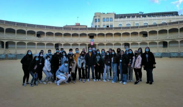 Los alumnos extranjeros han tenido la oportunidad de visitar monumentos emblemáticos como la Plaza de Toros de Ronda.
