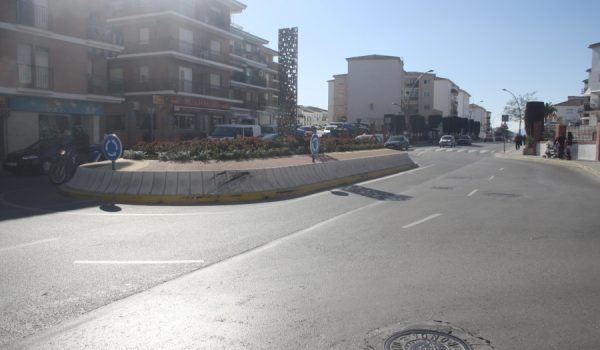 Lugar donde se produjo el accidente en la madrugada del sábado al domingo.