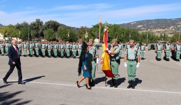 La última jura de bandera en el Cuartel de La Legión en Ronda se celebró en octubre de 2019