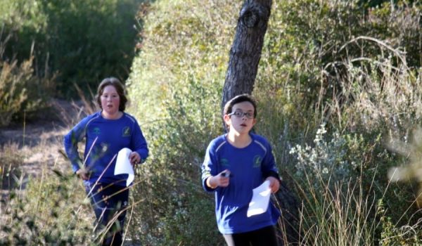 Javier Ruiz y Javier Castillo durante la carrera, donde este último consiguió el noveno puesto.