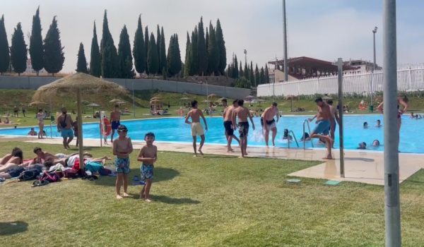 La mayor parte son familias y grupos de jóvenes.