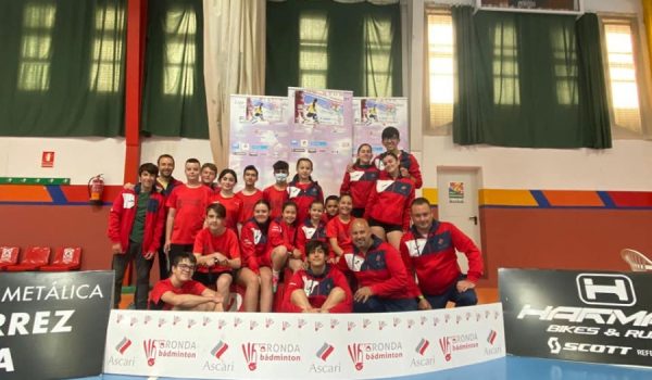 Miembros del club durante la jornada de Copa base Andalucía, celebrada en Ronda el pasado mes de mayo.