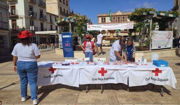Voluntarios de Cruz Roja han dado información sobre las acciones que está realizando la entidad en nuestra ciudad