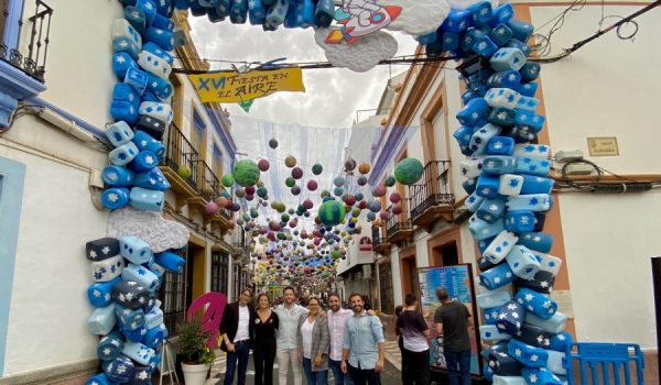 Responsables de la organización de La Fiesta en el Aire