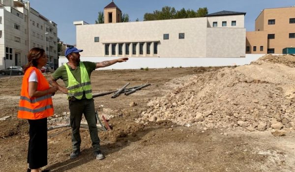 La actuación viene a completar el proceso de urbanización de la zona, según ha trasladado la alcaldesa María de la Paz Fernández.