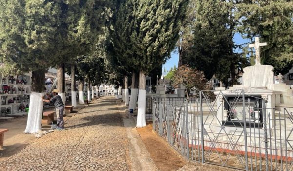 Se están realizando trabajos de limpieza y pintura en el camposanto de Ronda.