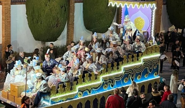 El empresario rondeño encarnó al Rey Melchor