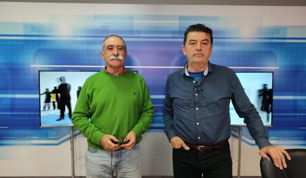 Paco Rojas, secretario del colectivo y José María Guerrero, presidente.