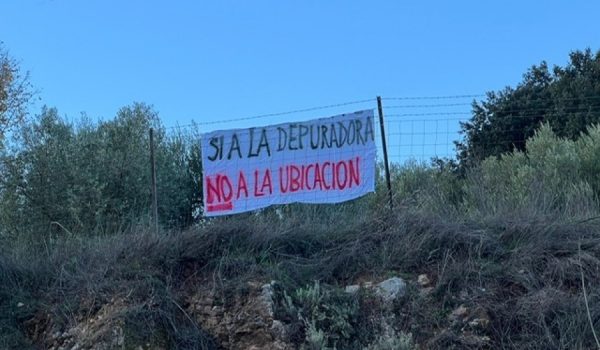 Los vecinos de la zona no están de acuerdo con el lugar elegido para instalar la estación de depuración de aguas.