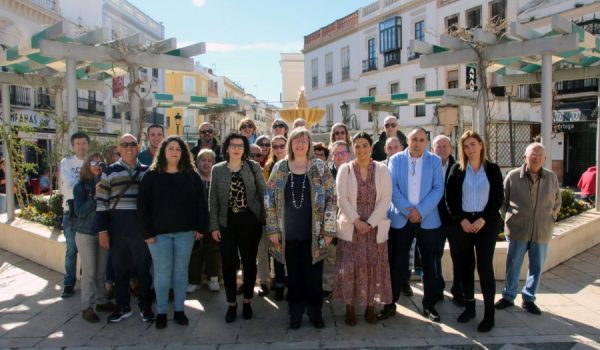 Barriga con el equipo de Ronda 100x100.