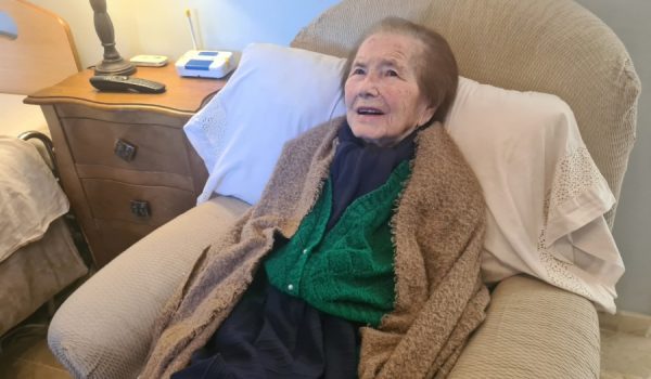 Patrocinio Turrillo vive en la actualidad con su nieto Francisco Orozco.