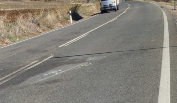 Fotografía de archivo de carretera entre Campillos y Ronda.