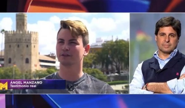 Manzano y Rivera en su intervención en el programa de la cadena andaluza