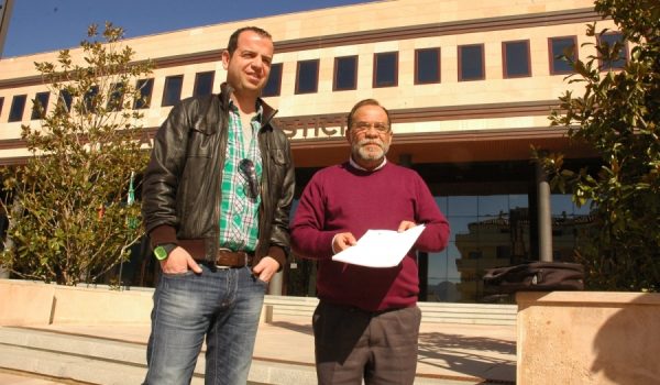 Francisco Gómez, a su entrada a los Juzgados de Ronda pasadas las once de la mañana.