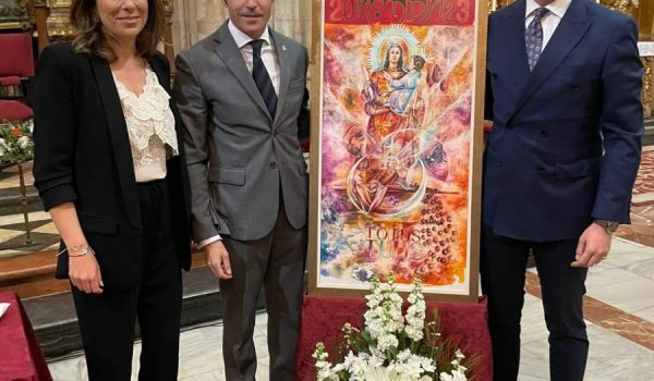 Por la derecha, José Tomás Pérez Indiano; Francisco Ruiz Arrocha; y María de la Paz Fernández.