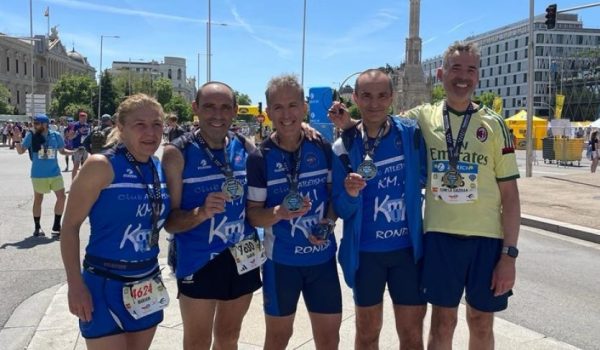 Parte de la representación rondeña en la prueba la Zurich Rock’n’Roll Running Series