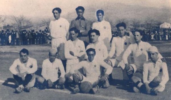 La primera imagen que se conserva del Ronda Fútbol Club, actual CD Ronda