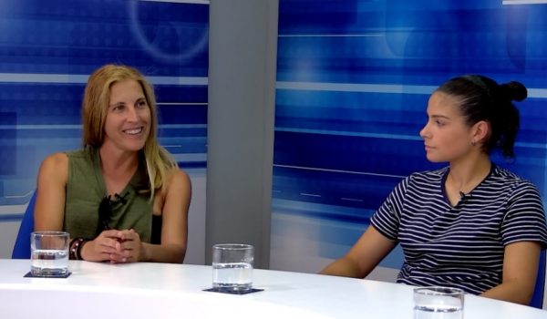 Auxi Jiménez y Carmen Florido en su paso por el programa Foro Público