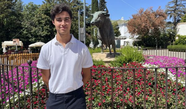El novillero rondeño, en la plaza del teniente Arce