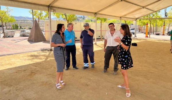 La alcaldesa de Ronda ha visitado los preparativos