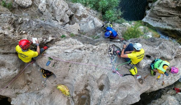 Un momento de la prueba selectiva que se ya organizó, de cara al Campeonato, en el Tajo, el año pasado.