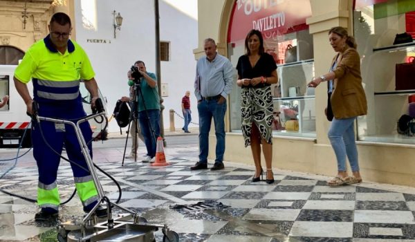 La maquinaria ya se ha estrenado en Carrera Espinel.