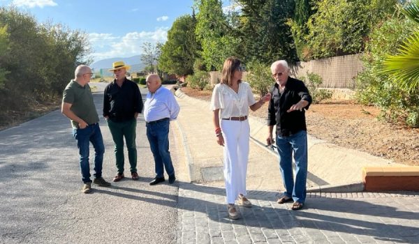 Diferentes autoridades han visitado hoy la zona