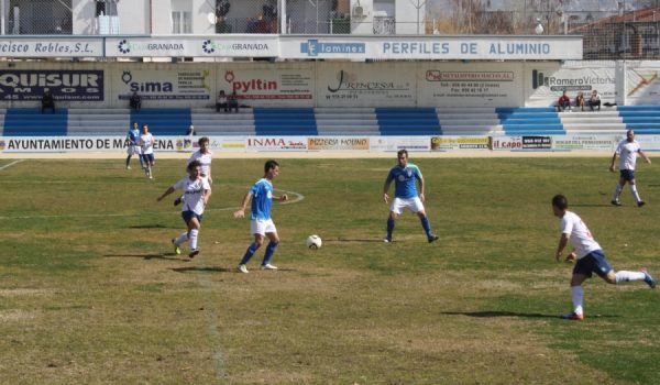 La U.D. Maracena dejó resuelto el partido en la primera mitad, con goles de Garrido y Johny Osuna.