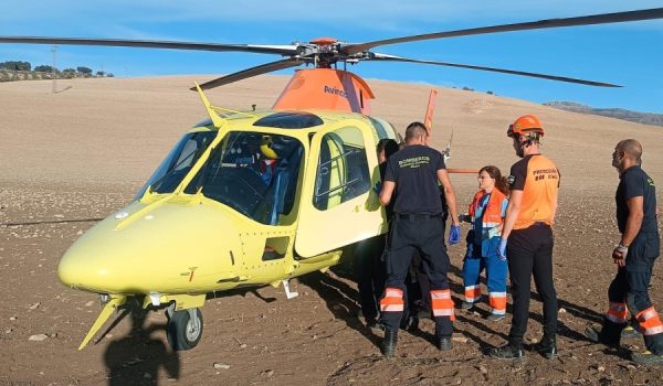 El accidente se produjo poco antes de las 18:00 h