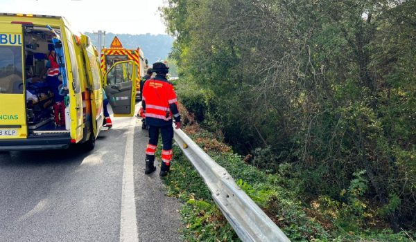 El suceso se produjo en el kilómetro 20 de la carretera hacia Algodonales.