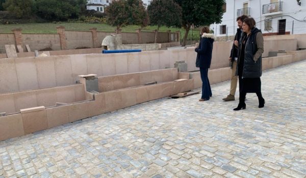 La alcaldesa de Ronda ha visitado los trabajos de remodelación
