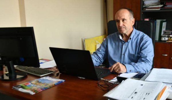 Fernández en su despacho del Ayuntamiento en 2019.