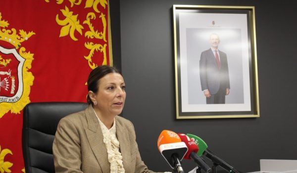 María de la Paz Fernández en rueda de prensa