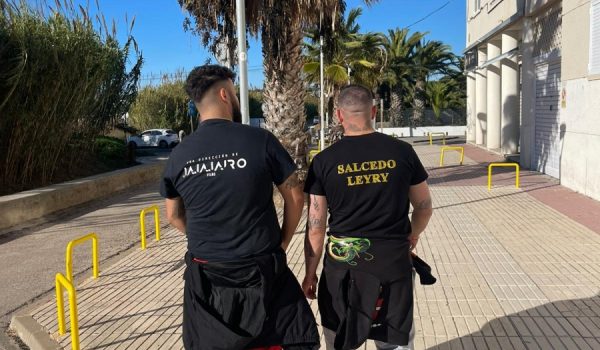 El rondeño Jairo García junto a Salcedo Leyry