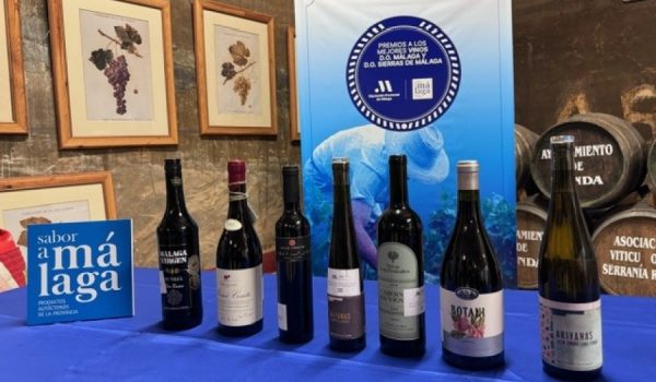 Los vinos que han sido premiados en este 2023 por parte de Sabor a Málaga, de la Diputación.