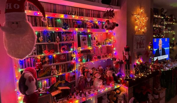 Una parte del salón de esta familia.