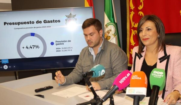 La alcaldesa de Ronda ha dado a conocer las cifras