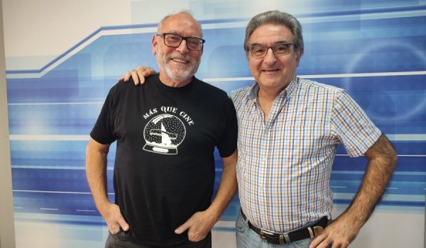José María Ruiz y Paco Calahorro en el plató de Canal Charry TV.