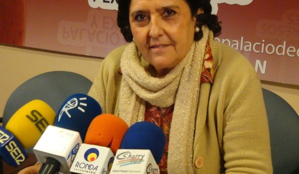 La Delegada Municipal de Cultura, Pepa Becerra.