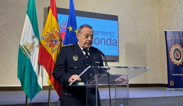 El inspector jefe ha tomado la palabra en el acto que se ha celebrado en el Convento de Santo Domingo.