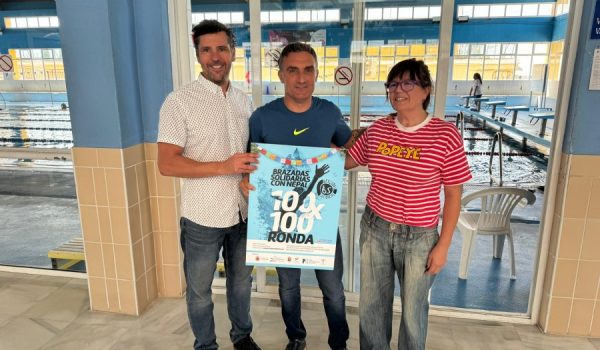 Christian Jongeneel, Bernardo Crespo y Rocío Banderas en la presentación del evento